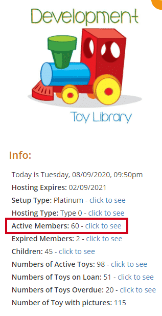 Accessing members List via the Homepage