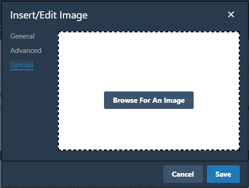 Inserting an image