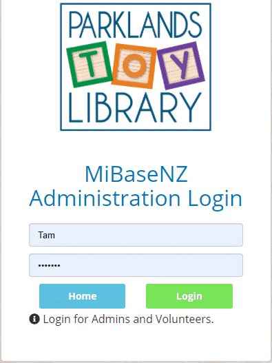 Admin login page - old & new